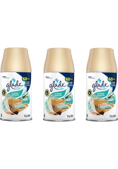 GLADE YEDEK SPREY ODA KOKUSU OKYANUS SESSİZLİĞİ 269 ML x 3 ADET