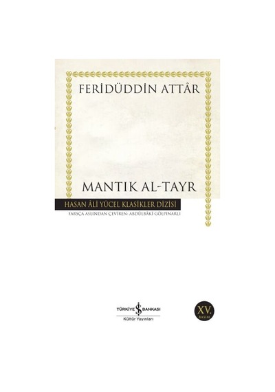 Mantık Al-tayr - Hasan Ali Yücel Klasikleri