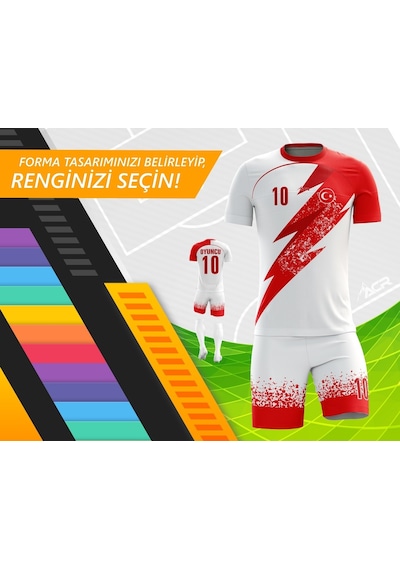 Acr Giyim Kişiye Özel Futbol Forması - Dizayn : Şimşek