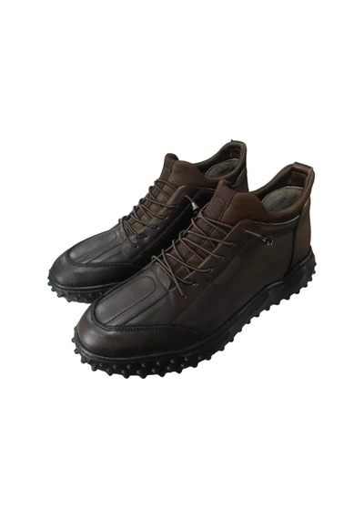 Castle Black Cb-9910-1 Erkek Deri Spor Ayakkabı Kahve Kahverengi