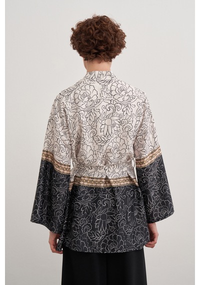 Aker 15269111 Kimono Ekru Ekru