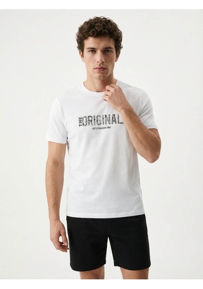 LOFT Regular Fit Erkek Tshirt K.kol Lf2042733 Q1.v1 Beyaz