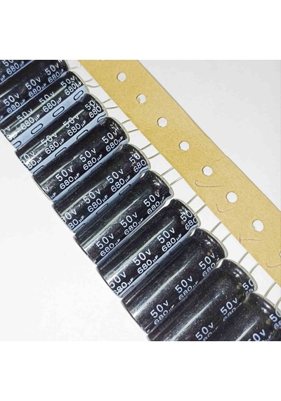 680mf 50v 12.5x35 105 Jıanghaı Elko Kondansatör 20 Adet