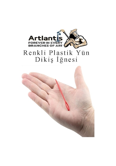 Renkli Plastik Yün İğnesi 9 Cm 30 Adet Plastik Dikiş İğnesi Plastik Örgü Dikme İplik İğne Dokuma İğnesi