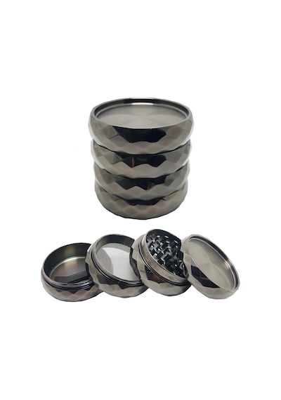 Siyah 56 Mm. Tütün Baharat Herbal Öğütücüsü Parçalayıcı Rb81sy