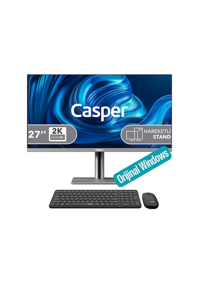 Casper Nirvana  A87.1362-CX00A-V-G  i7-13620H 24 GB  2 TB NVME SSD W11H AIO Masaüstü Bilgisayar