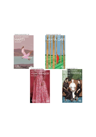 Anton Çehov Oyunlar, 4 Kitap Set- Iş Bankası Yay.