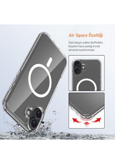 İphone 16 Serisi İle Uyumlu Magsafe Destekli Air Hybrid Şeffaf Kılıf, Darbe Emici Tpu + Pc Şeffaf Kılıf İphone 16 Diğer İphone 16 Serisi İle Uyumlu Magsafe Destekli Air Hybrid Şeffaf Kılıf, Darbe Emici Tpu + Pc Şeffaf Kılıf İphone 16 Diğer