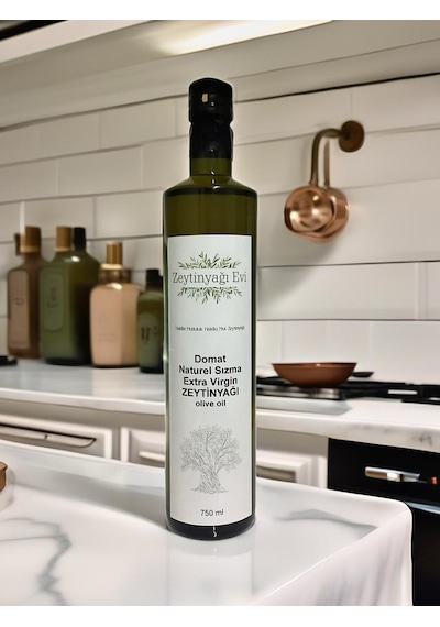 Zeytinyağı Evi Gurme Domat Naturel Sızma Zeytinyağı Cam Şişe 750 ML