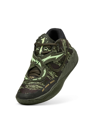 Puma Mb.05 Camo Unısex Basketbol Ayakkabısı 312795 01 Yeşil