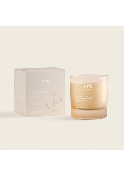 Mad Wellbeing Harmonious 200 Gr Mum Lavanta, Mür Ve Amber İle Sakinlik Ve İçsel Denge 50 x 22