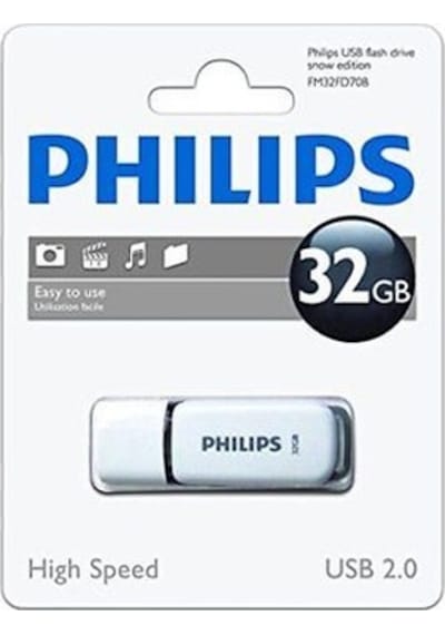 Philips FM32FD70B-10 Snow Edition 32 GB Usb 2.0 Flash Bellek