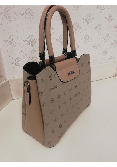 Armine 342 Kadın Omuz Kol Çantası ARMİNE-342-R9033 Vizon