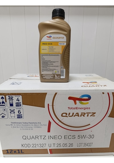 Total Quartz Ineo Ecs 5W-30 Motor Yağı 12 x 1 L