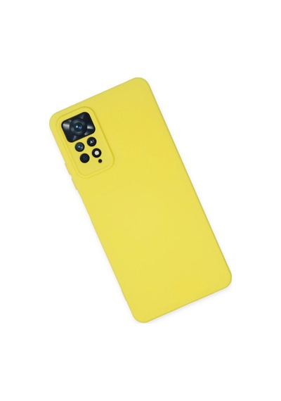 Uryport Xiaomi Redmi Note 11 Pro Kılıf Nano İçi Kadife Silikon - Sarı