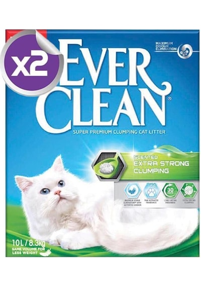 Ever Clean Scented Kedi Kumu 10 Lt 2 Adet