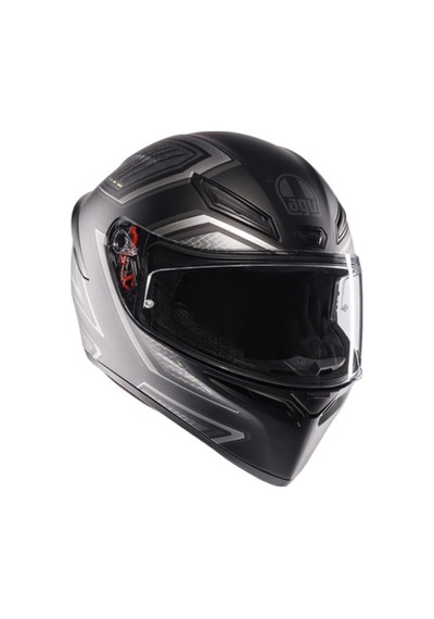 Agv K1 S E2206 Sling Kapalı Motosiklet Kaskı Mat Siyah - Gri
