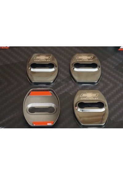 Chevrolet Krom Metal 3M Kapı Kilidi Logo 4 Lü Set (548670412)