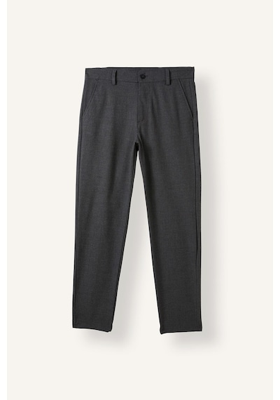 Defacto Tailored Fit Düz Paça Her Yöne Esneyen Yumuşak Tuşe Cepli Pantolon C7508ax26auar163 Antrasit-ar163