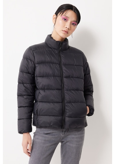 Lee Regular Fit Normal Kesim Dik Yaka Siyah Şişme Mont L222714001 Siyah