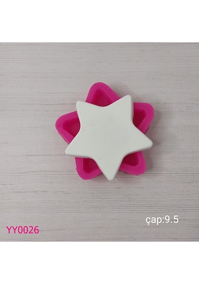 Yy0026 Yıldız Tabanlık Silikon Kalıp