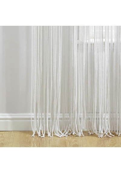 Bohem Makrome Dokulu Pamuk Pencere Perdesi/oda Bölücüsü/kapı/duvar Dekoru, 241 Cm X 101 Cm U X G , Beyaz Diğer Bohem Makrome Dokulu Pamuk Pencere Perdesi/oda Bölücüsü/kapı/duvar Dekoru, 241 Cm X 101 Cm U X G , Beyaz Diğer