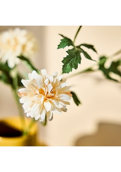 Ikea Smycka Yapay Çiçek, Beyaz, 71 Cm, İç-dış Mekan Krizantem
