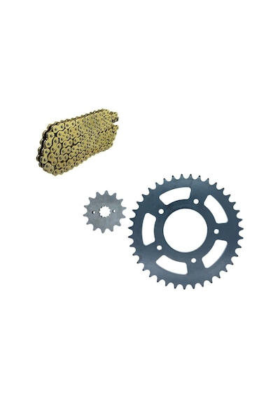 Cf Moto Sr 250 - Nk 250 Zincir Dişli Seti Oringli Gold Zincir - Supermoto