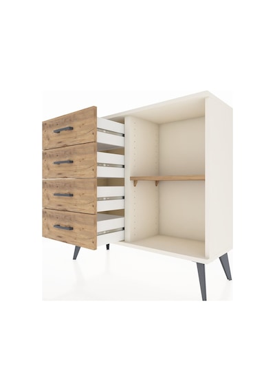 Arges Şifonyer Tek Raflı 4 Çekmeceli 88x30x80 Aytaşı-çam Çam Arges Şifonyer Tek Raflı 4 Çekmeceli 88x30x80 Aytaşı-çam Çam