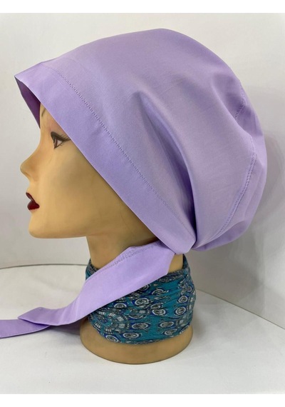 Likralı Tesettür Bone Doktor, Hemşire, Medikal Bone- Cerrahi Tesettür Bone Lila