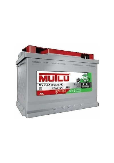 Mutlu Ana Bayinden 12v 75ah Efb Start Stop