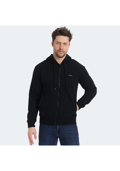 Slazenger KOZZAX IN Erkek Sweatshirt Siyah