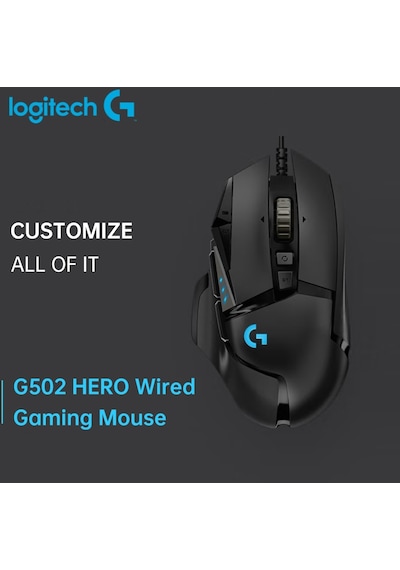 Logitech G502 Hero 25600 DPI Kablolu Mouse