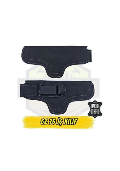 İtimatav Cz75 Uyumlu Hakiki Yumuşak Deri İç Kılıf - İnce Profil & Form Al Haki