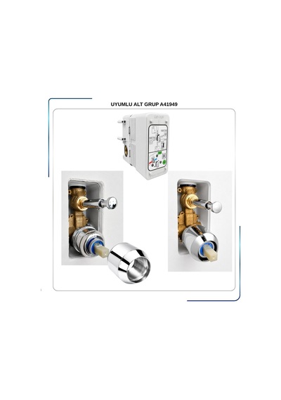 A2484501yp Dış Gövde Borusu Ø40 Ank. Banyo Abs Krom
