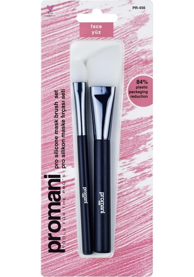 Promani Pro Silikon Maske Fırçası Seti 2'li