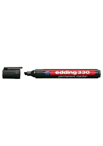 Edding Markör Permanent Kesik Uçlu 1-5 Mm Siyah 330 10 Adet