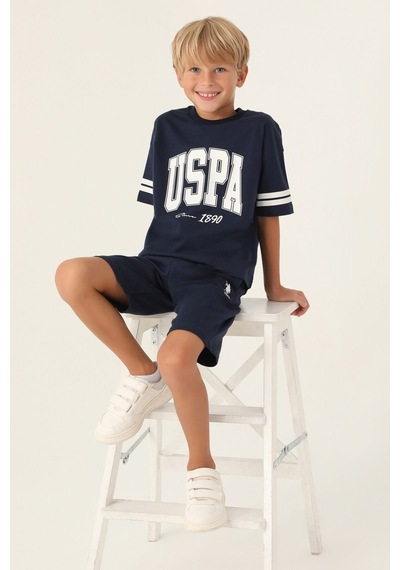 U.s. Polo Assn Lisanslı Sim Lacivert Erkek Çocuk Bermuda Takım 5274-43105 Lacivert