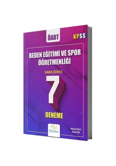 ÖABT Beden Eğitimi ve Spor Öğretmenliği 7 Deneme Çözümlü / Ahm...