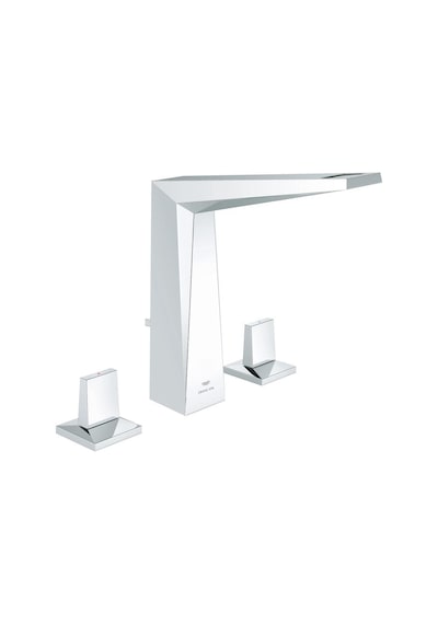 Grohe Allure Brilliant 3 Delikli Lavabo Bataryası L-Boyut - 20627000 Gümüş