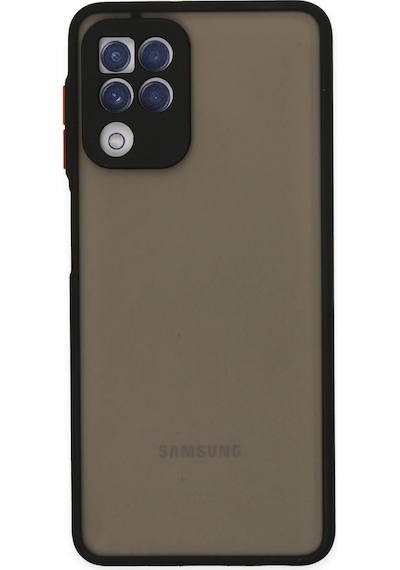 Ilkeshop Newface Samsung Galaxy Uyumlu A22 Kılıf Montreal Silikon Kapak - Siyah