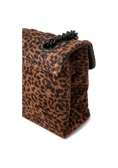 Kurt Geiger Kensington Lüks Süet-deri Kadın Omuz Çantası Kahverengi