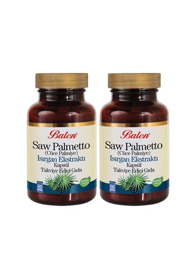 2 Adet Balen Saw Palmetto&Isırgan Ekstraktı Kapsül 300 MG 60 Kaps