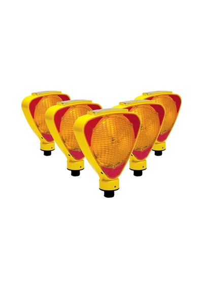 İleri Trafik Solar Flaşörlü Ledli Lamba Sarı Set 5'li 534231210