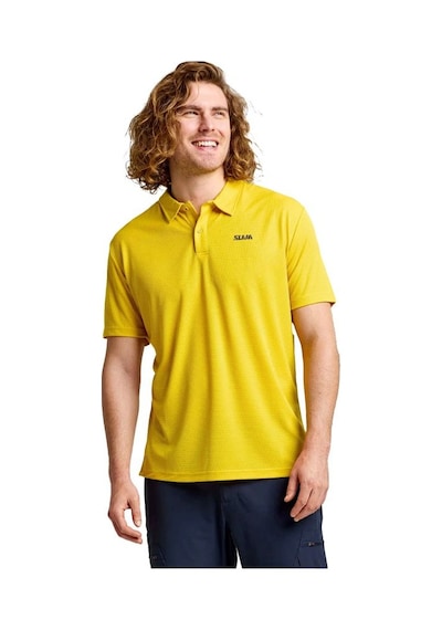 Slam A108013s00-w41 Act Qd Polo Erkek Tişört Sarı Sarı