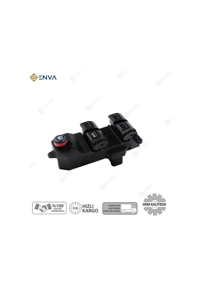 Honda City Sol Dörtlü Cam Açma Düğmesi Anahtarı 2006-2008