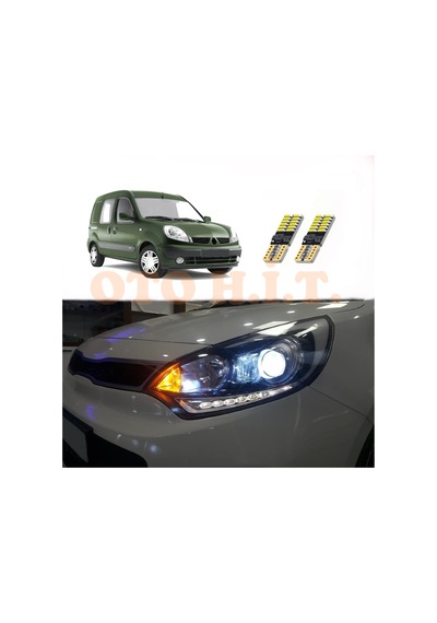 Renault Kango 99-08 Uyumlu Park Ampulü Beyaz Led Aydınlatma Ampulü Canbus'li
