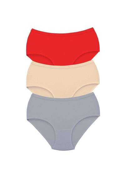 3 Adet Tutku Kadın Yüksek Bel Bato Kalın Lastik Külot S7 Beden: 2xl Standart
