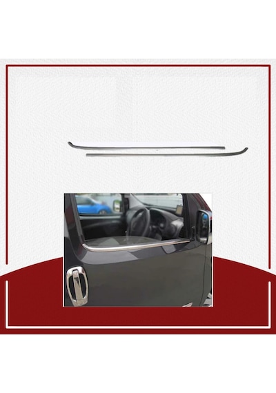 Unc Fiat Fiorino Cam Çıtası 2008- Paslanmaz Çelik Unc111055