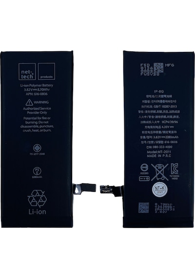 Teknonet Apple Uyumlu iPhone 6  Nettech Nt-2011 2280 Mah Batarya